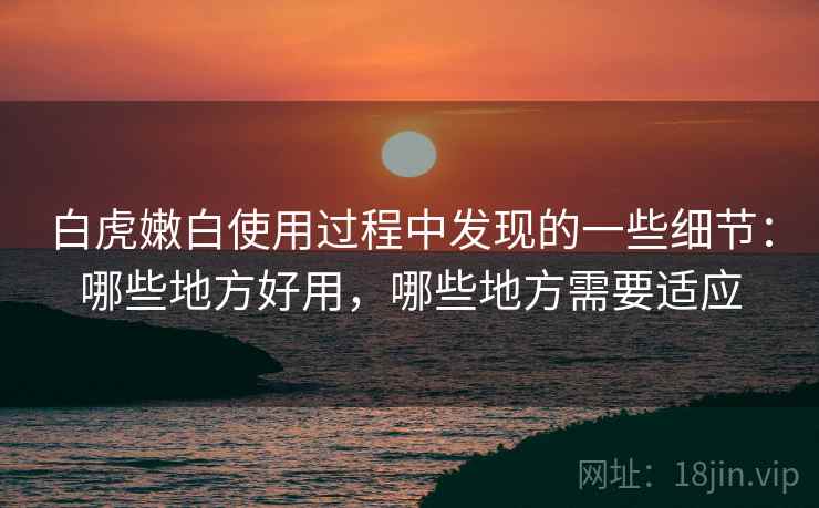 白虎嫩白使用过程中发现的一些细节：哪些地方好用，哪些地方需要适应