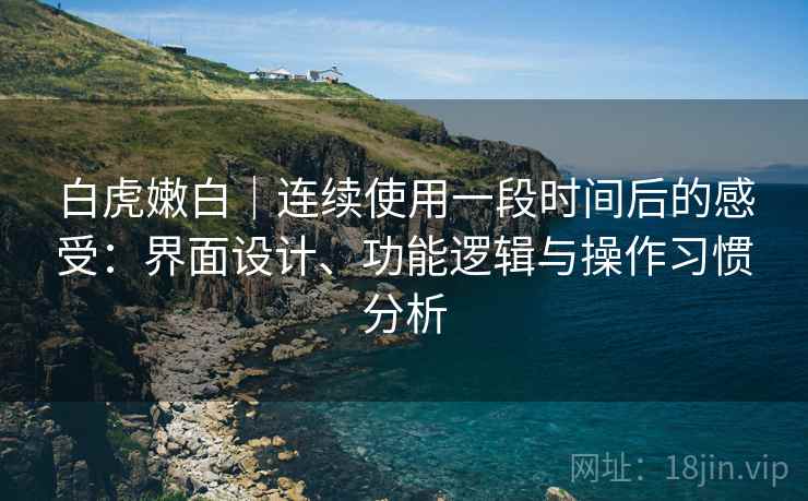 白虎嫩白｜连续使用一段时间后的感受：界面设计、功能逻辑与操作习惯分析