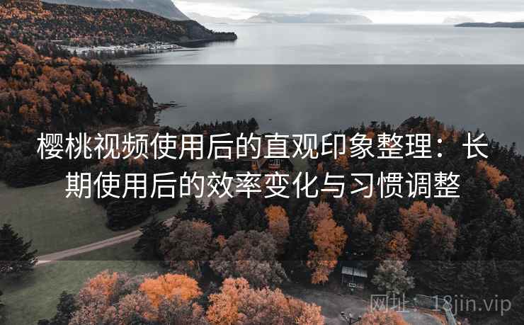 樱桃视频使用后的直观印象整理：长期使用后的效率变化与习惯调整