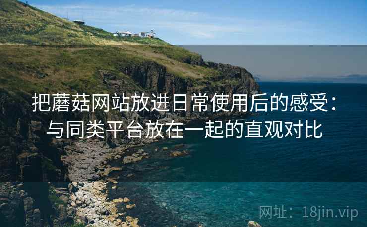 把蘑菇网站放进日常使用后的感受:与同类平台放在一起的直观对比 把蘑菇网站放进日常使用后的感受:与同类平台放在一起的直观对比