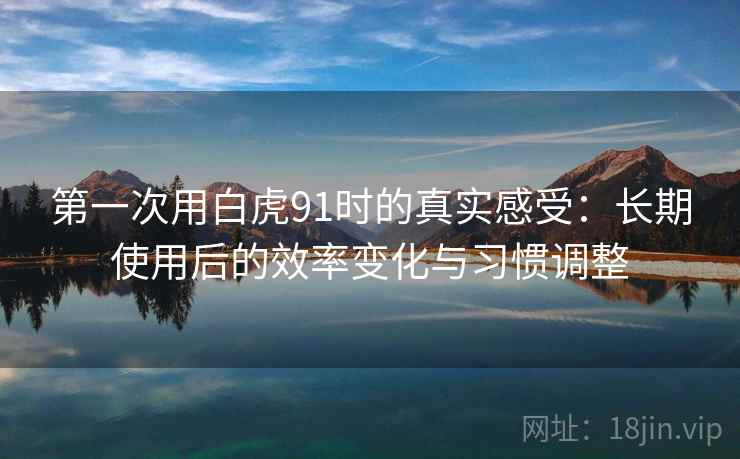 第一次用白虎91时的真实感受:长期使用后的效率变化与习惯调整 第一次用白虎91时的真实感受:长期使用后的效率变化与习惯调整
