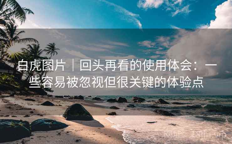白虎图片|回头再看的使用体会:一些容易被忽视但很关键的体验点 白虎图片|回头再看的使用体会:一些容易被忽视但很关键的体验点